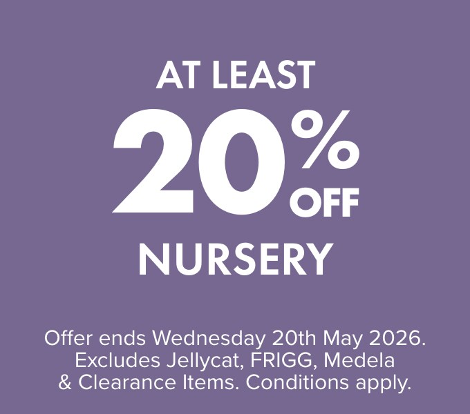 At least 25% off Nursery