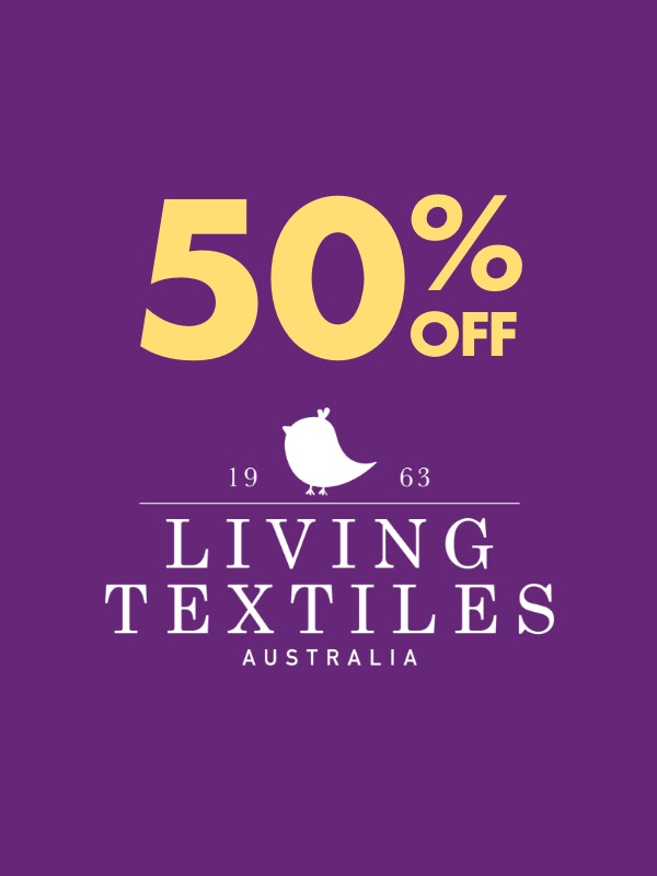50% OFF Living Textiles