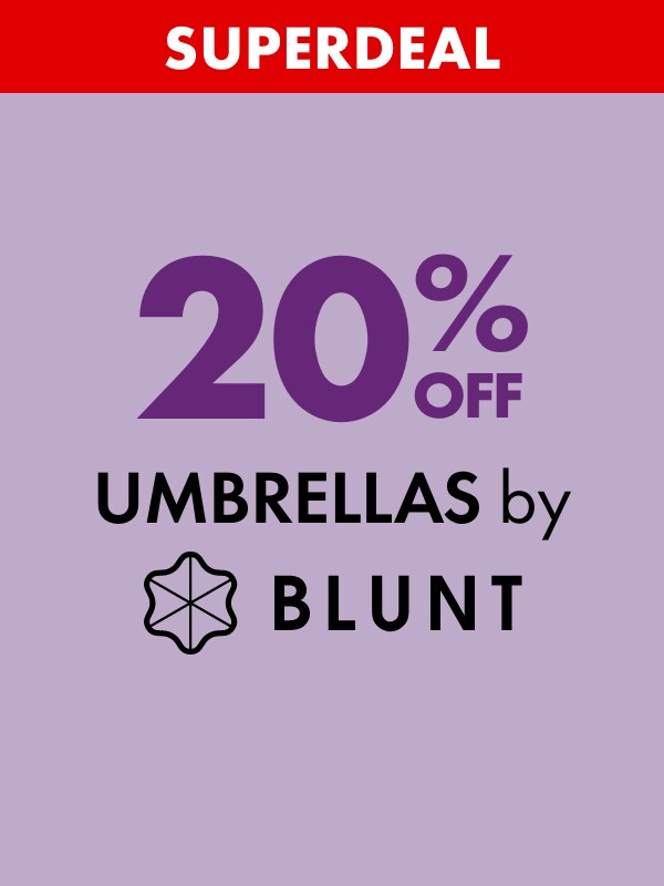 SUPERDEAL 20% Off Umbrellas by Blunt